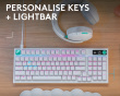 G316 X 98 Gamingtastatur - Hvit