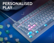 G316 X 98 Gamingtastatur - Hvit