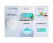 Smart Zigbee temperatur- og fuktighetssensor (rund)