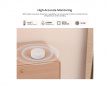 Smart Zigbee temperatur- og fuktighetssensor (rund)