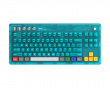 Retro Mechanical Keyboard - Trådlöst Tastatur ANSI - Clear Blue