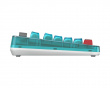 Retro Mechanical Keyboard - Trådlöst Tastatur ANSI - Clear Blue