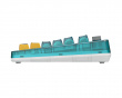 Retro Mechanical Keyboard - Trådlöst Tastatur ANSI - Clear Blue
