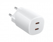 45W Nano Turbo Charging Vegglader (2-ports)