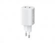 45W Nano Turbo Charging Vegglader (2-ports)