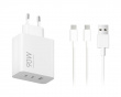 90W HyperCharge Vegglader (3-ports)