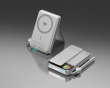 ICEMAG 3 Qi trådløs magnetisk powerbank 10000 mAh - hvit