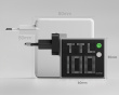 Pixel 100W USB-C & USB-A-lader - Grå
