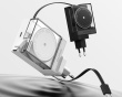 Uttrekkbar 65W lader - sort