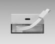 Uttrekkbar 65W-lader - Hvit