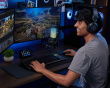 VOXARA USB Gaming Kondensatormikrofon RGB - Svart