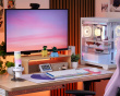 VOXARA USB Gaming Kondensatormikrofon RGB - Hvit