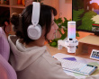 VOXARA USB Gaming Kondensatormikrofon RGB - Hvit