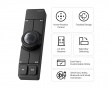 Nape Pro Trådløs Trackball Mus - Svart