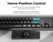 Nape Pro Trådløs Trackball Mus - Svart