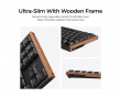 K1 Ultra SE 80% 8K Trådløst Tastatur - Wood Black [Milk POM Brown]