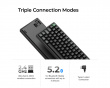 K2 Ultra 75% 8K Trådløst Tastatur - Svart [Keychron Apex Red]