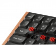 K3 Ultra SE 75% 8K Trådløst Tastatur - Wood Black [Milk POM Red]
