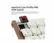 K3 Ultra SE 75% 8K Trådløst Tastatur - Wood White [Milk POM Red]