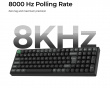 K4 Ultra 96% 8K Trådløst Tastatur - Svart [Keychron Apex Red]
