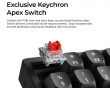K4 Ultra 96% 8K Trådløst Tastatur - Svart [Keychron Apex Brown]