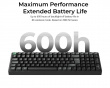 K4 Ultra 96% 8K Trådløst Tastatur - Svart [Keychron Apex Brown]