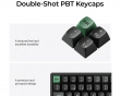 K4 Ultra 96% 8K Trådløst Tastatur - Svart [Keychron Apex Brown]