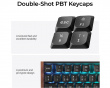 K5 Ultra Low-Profile 100% 8K Trådløst Tastatur - Wood Black [Keychron Milk POM Red]