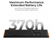 K5 Ultra Low-Profile 100% 8K Trådløst Tastatur - Wood Black [Keychron Milk POM Red]
