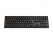 K5 Ultra Low-Profile 100% 8K Trådløst Tastatur - Wood Black [Keychron Milk POM Brown]