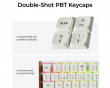 K5 Ultra Low-Profile 100% 8K Trådløst Tastatur - Wood White [Keychron Milk POM Red]
