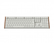 K5 Ultra Low-Profile 100% 8K Trådløst Tastatur - Wood White [Keychron Milk POM Brown]