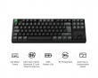 K8 Ultra 80% 8K Trådløst Tastatur - Svart [Keychron Apex Red]