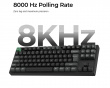 K8 Ultra 80% 8K Trådløst Tastatur - Svart [Keychron Apex Red]