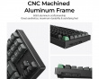K8 Ultra 80% 8K Trådløst Tastatur - Svart [Keychron Apex Red]