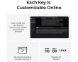 K8 Ultra 80% 8K Trådløst Tastatur - Svart [Keychron Apex Red]