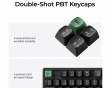 K8 Ultra 80% 8K Trådløst Tastatur - Svart [Keychron Apex Brown]