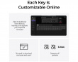 K10 Ultra 100% 8K Trådløst Tastatur - Svart [Keychron Apex Red]