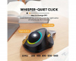 EM03 Wireless RGB Trackball Mouse - Sort