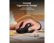 EM25 Fast-Scroll Ergonomisk Mus - Sort