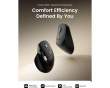 EM25 Fast-Scroll Ergonomisk Mus - Sort