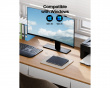 T1 Plus Trådløs Touchpad - Hvit/Sølv