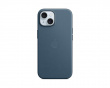 iPhone 15 FineWoven-deksel med MagSafe - Pacific Blue