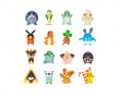 Pokémon 24-pakning julekalender med kampfigurer, multipakke