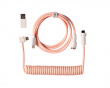 Coiled Aviator Kabel Angled 8K - Lyserosa