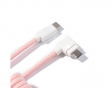 Coiled Aviator Kabel Angled 8K - Lyserosa