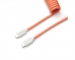 Coiled Aviator Kabel Straight 8K - Rosa Oransje