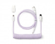 Coiled Aviator Kabel Straight 8K - Lys lilla