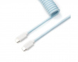 Coiled Aviator Kabel Straight 8K -Lyseblå