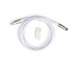 Double-Sleeved Geek Kabel 8K - Hvit